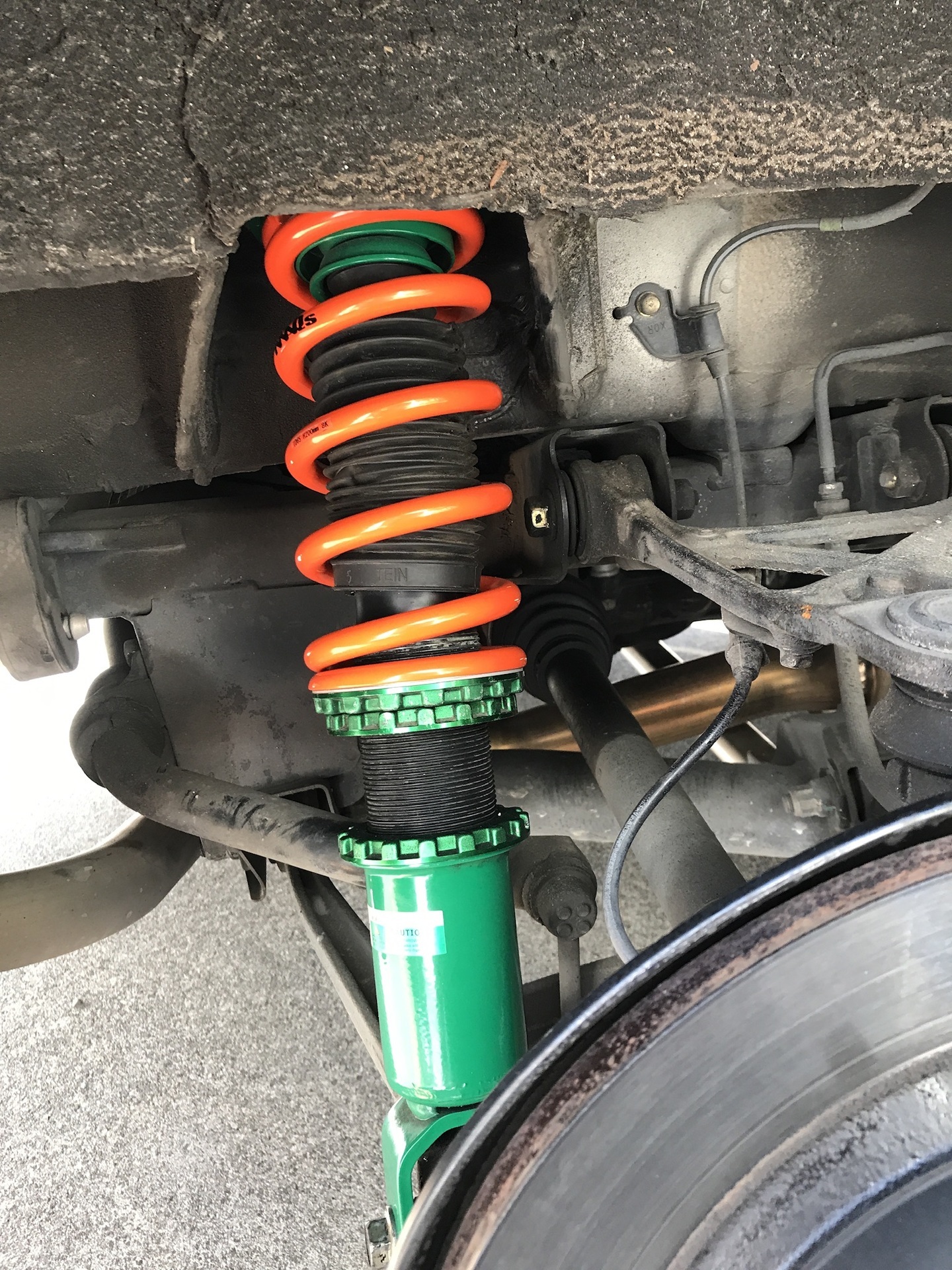 TEIN FLEX Z スプリング交換: naruse's HP WeBlog